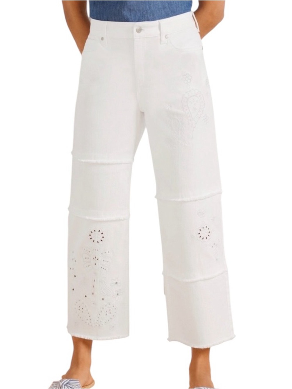 Talbots Wide Leg Crop